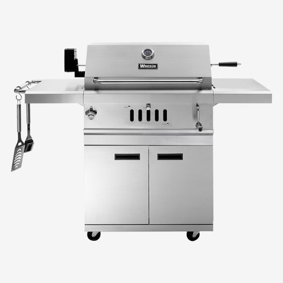 FREESTANDING CHARCOAL BBQ WITH LID