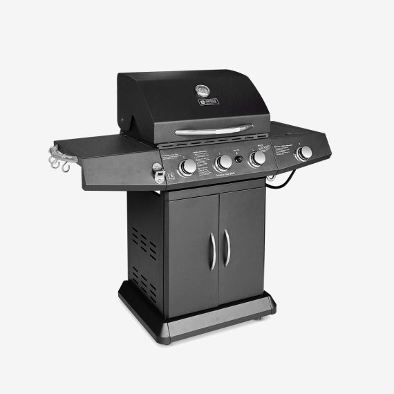 3 BURNER BBQ WITH SIDE BURNER