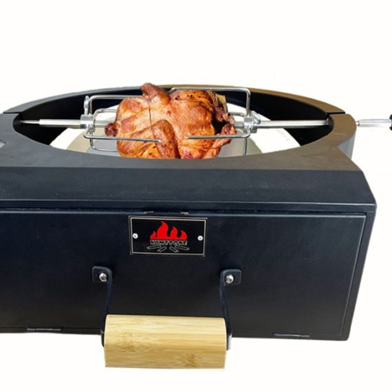 PIZZA STONE ROTTISSERIE COMBO ATTACHMENT FOR KAMADO 21'