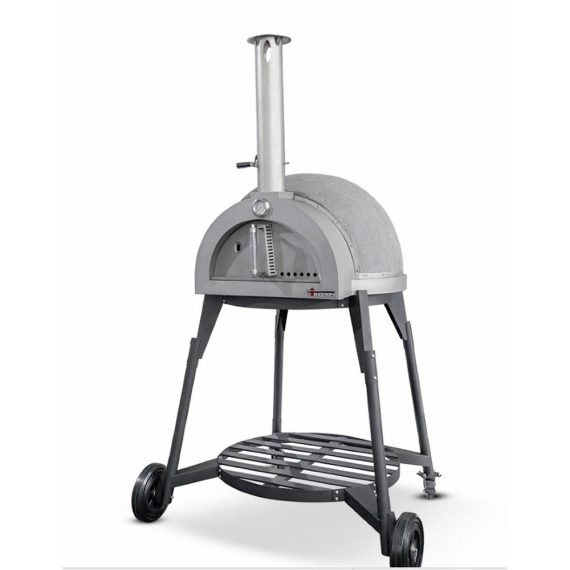 CLAY WOOD FIRED PIZZA OVEN BLACK